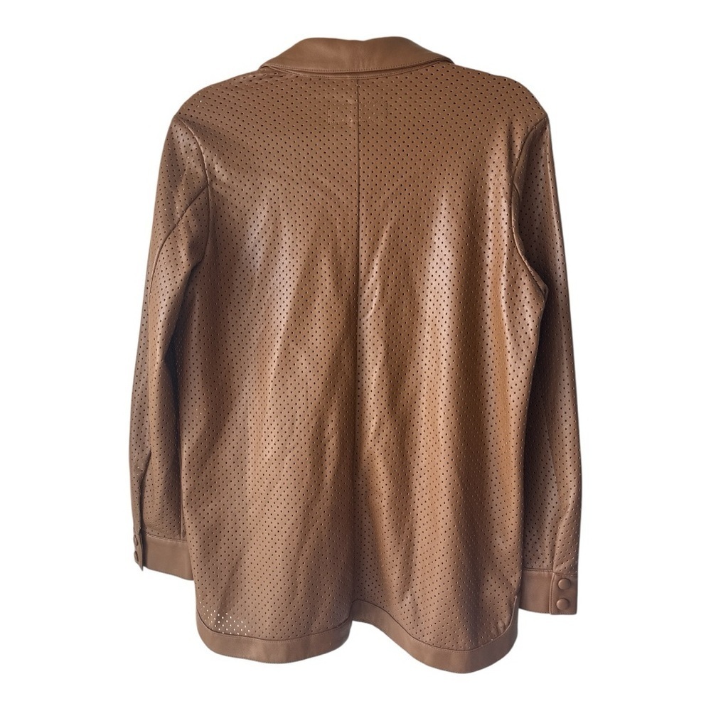 Marc New York Womens Faux Leather Shacket Jacket Size Small - Picture 3 of 8